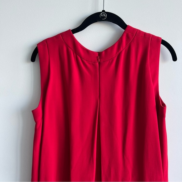 Alexander McQueen Red Cape-Back Mini Dresss - Picture 5 of 10
